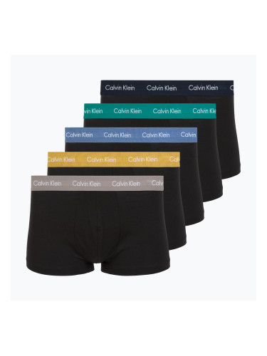 Боксерки Calvin Klein LV00NB4412 Low Rise Trunk 5 чифта black bodies with driftwood/moonlight