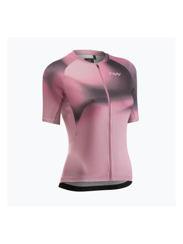 Дамска тениска за колоездене Northwave Force Evo dusty malva