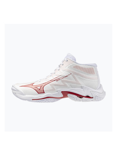 Дамски волейболни обувки Mizuno Wave Lightning Elite Mid white/rose elegance/lava falls