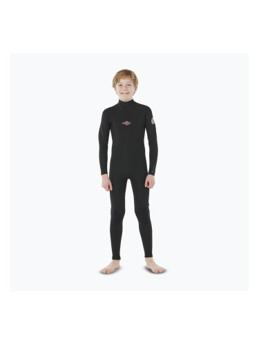 Детски неопренов костюм за плуване Rip Curl Dawn Patrol 3/2 mm Back Zip black