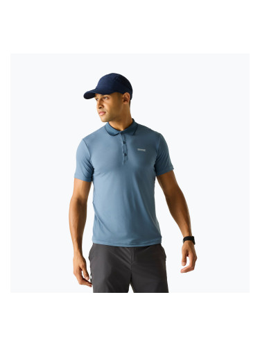 Мъжка тениска за трекинг REGATTA Polo Maverikstretch china blue