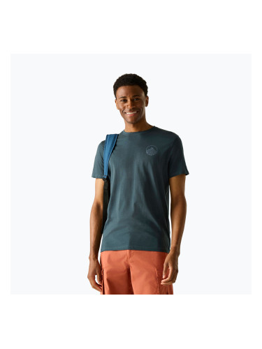 Мъжка тениска за трекинг REGATTA Breezed night sky