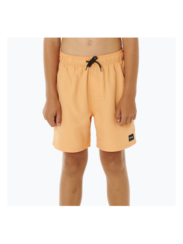 Детски плажни шорти Rip Curl Offset Volley mandarin set