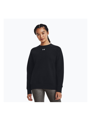 Дамски суитшърт Under Armour Rival Fleece Crew black/white