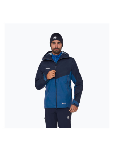 Мъжко яке за дъжд Mammut Crater IV HS Hooded tschiel/marine