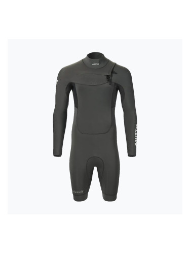 Мъжки неопреннов костюм за плуване Musto Flexlite Dynamic 3/2 mm Shorty dark grey