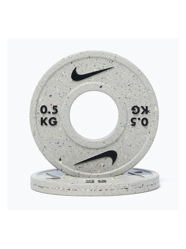 Тежести Nike Strength Grind Change Plates 2 x 0,5 kg wolf grey