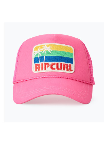 Дамска шапка с козирка Rip Curl Mixed Revival Trucker hot pink