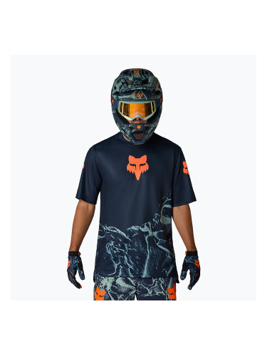 Детска тениска за колоездене Fox Racing Ranger Image Print Jr arctic blue