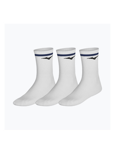 Чорапи Mizuno Training With Line 3 pairs white/estate blue