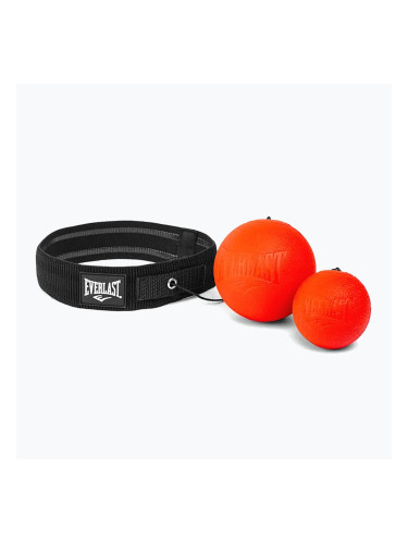 Рефлексна топка Everlast Powerlock Reflex red/black