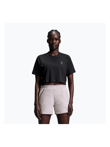 Дамска тениска за тренировка On Train-T Crop black