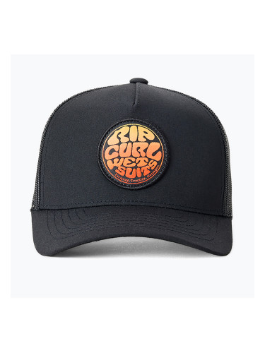 Детска шапка с козирка Rip Curl Wetsuit Icon Trucker washed black