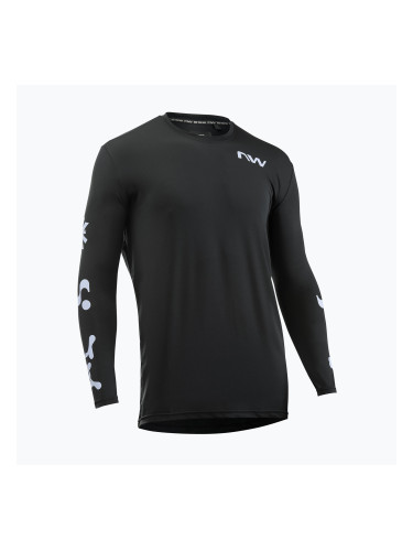 Мъжка блуза с дълъг ръкав за колоездене Northwave Xtrail black/ice grey