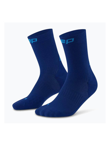 CEP Мъжки чорапи за компресия Run Mid Cut 5.0 тъмно сини