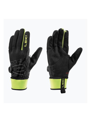 Ски ръкавици LEKI PRC Boa Shark black/neon yellow