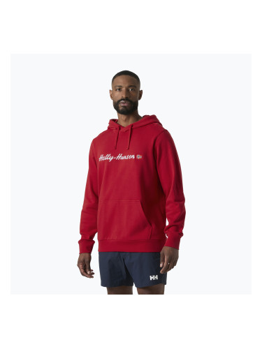 Мъжки суитшърт Helly Hansen Core Graphic Hoodie red