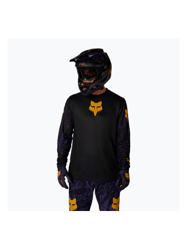 Детска блуза с дълъг ръкав за колоездене Fox Racing Ranger Image Print Jr plum