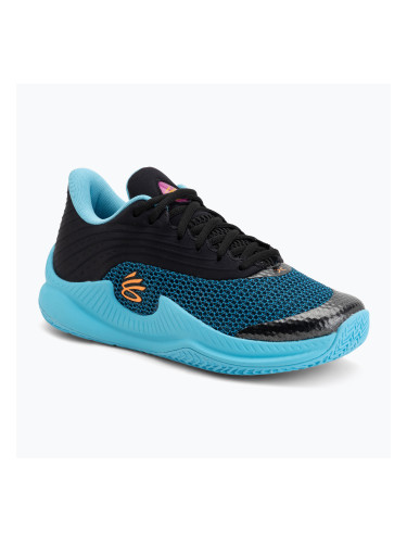 Баскетболни обувки Under Armour Curry Splash 26 black/blue blur/blaze orange