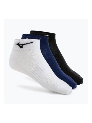 Mizuno Training Mid чорапи 3 чифта бяло / черно / синьо имение