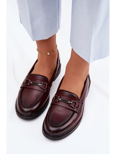 Дамски кожени мокасини Vinceza