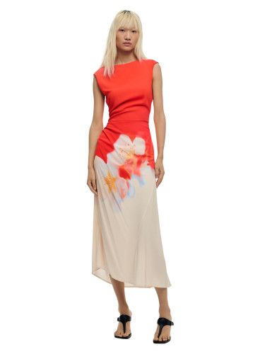 Рокля без ръкави Desigual с флорален принт