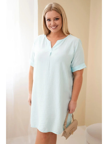 Дамска рокля от вискоза с големи размери Kesi Włoski