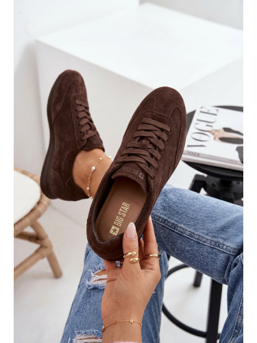 Дамски велурени маратонки Big Star