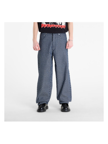 Дънки PLEASURES Formula Baggy Jeans Indigo Checker 28