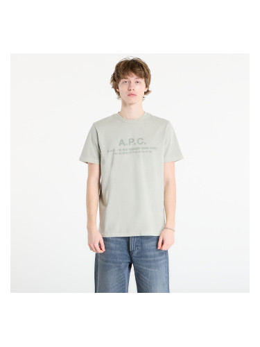 Тениска A.P.C. Short-Sleeved T-Shirt Kab Pale Green S
