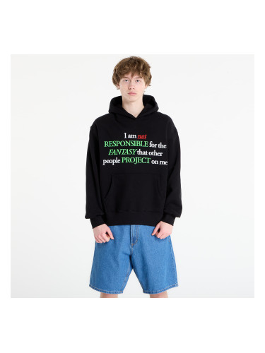 Суитшърт PLEASURES Responsible Hoodie Black L