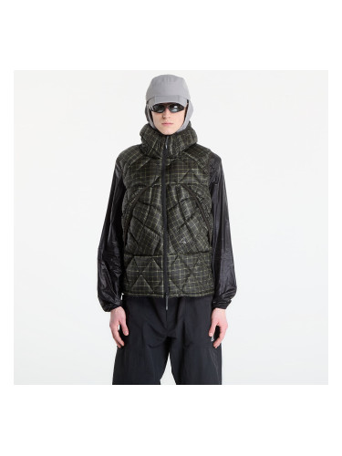 Елек ROA Nuna 600 Fill Power Printed Check Hooded Down Vest Anthracite S
