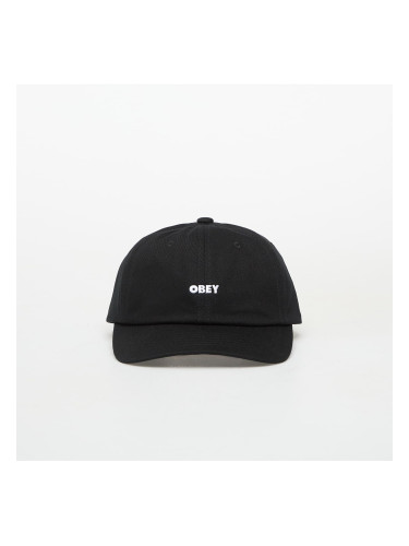 Шапка OBEY Bold Curve 6 Panel Strabk Black Universal
