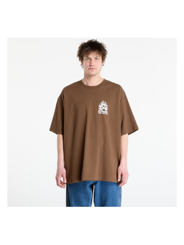 Тениска Vans Off The Wall Fever SS T-Shirt Brown XXL