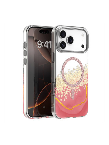 Кейс Epoxy Mag за iPhone 17 Pro Max (6.9) розов