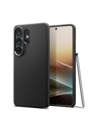 Оригинален кейс Spigen Liquid Air, За Samsung Galaxy S26 Ultra, Черен