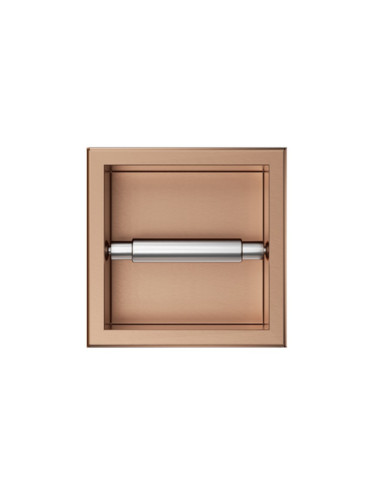 Вграден държач за хартия Balneo Wall Box Paper 1 Copper