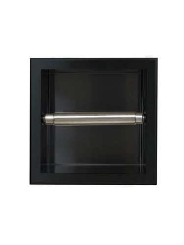 Вграден държач за хартия Wall Box Paper 1 Black