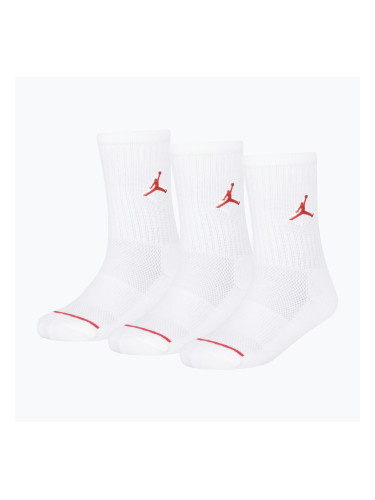 Детски чорапи Nike Air Jordan Jumpman Crew 3 чифта white