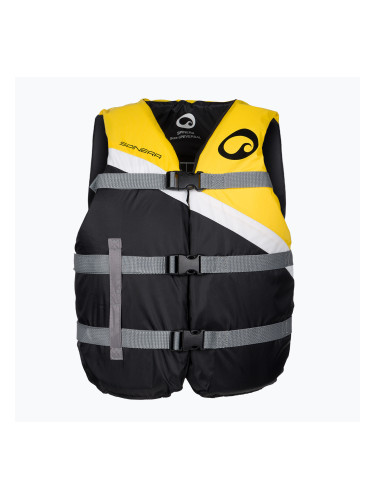 SPINERA Универсална найлонова жилетка 50N черна/жълта 18421 жилетка за спускане