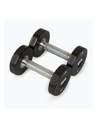 Дъмбели Nike Strength Pro Urethane Dumbbell 2 x 4 kg black/white