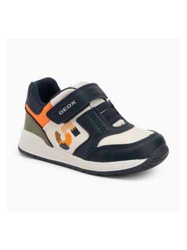 Детски обувки Geox Rishon тъмносиньо/светлооранжево
