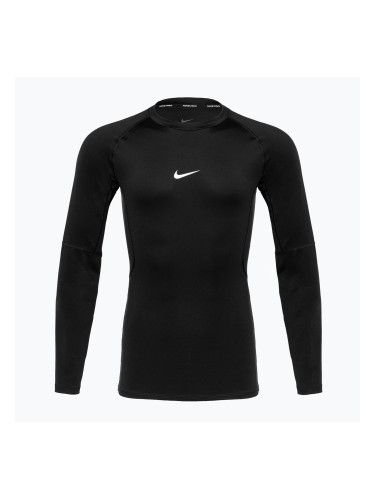 Мъжка блуза за тренировка с дълъг ръкав Nike Pro Dri-Fit Tight Fitness black/white