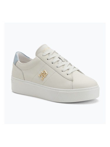 Дамски обувки Tommy Hilfiger Platform Court ecru/breezy blue