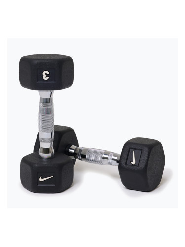 Дъмбели Nike Strength Hex Dumbbell 2 x 3 kg black/white