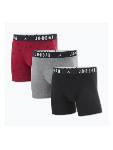 Bokserki męskie  Nike Jordan JHM Flight Cotton Essential 3 pary gym red