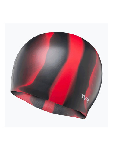 Шапка за плуване TYR Multi-Color Silicone black/red