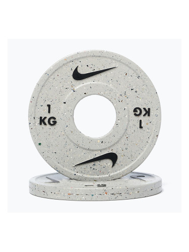 Тежести Nike Strength Grind Change Plates 2 x 1 kg wolf grey