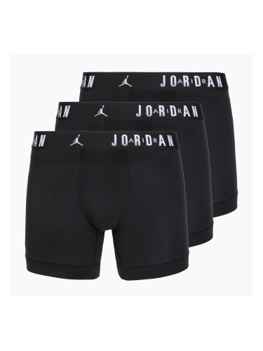 Мъжки боксерки Jordan JHM Flight Cotton Core 3 чифта black