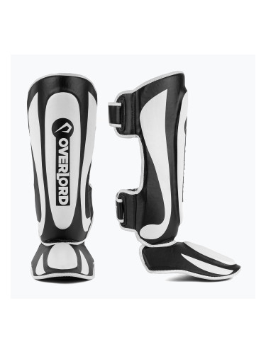 Overlord Fighter предпазители за подбедрици черно и бяло 301004-BK/S